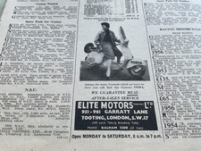 VESPA ELITE MOTORS LAMBRETTA LD MOBYLETTE MOPED MOTORCYCLE MAGAZINE ARTICLE