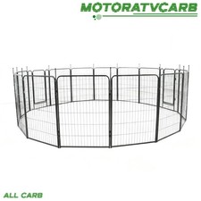 ALL-CARB Dog Playpen 12/16/24/32 Panels Exercise Pen Pet Playpen Fence Indoor