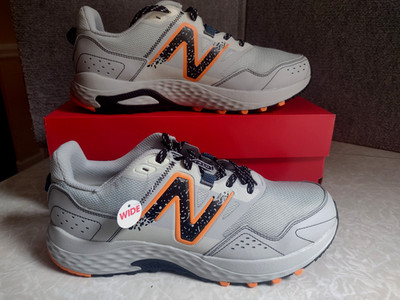 New Balance 4E EXTRA WIDE  410V8 Trail Running Shoes Gray Orange # MT410CA8