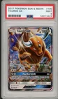 2017 Pokemon Sun & Moon Base Set Tauros GX #100 PSA 9
