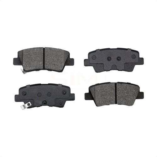 Disc Rotors Semi-Metallic Pads And Parking Brake Shoes Kit For Kia Optima - Picture 9 of 12