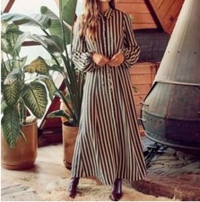 Christy Dawn Selma Dress maxi dress in blueberry stripe Small