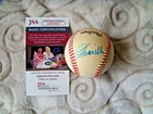 Lee Mazzilli signed baseball official ONL Giamatti ball autograph JSA cert