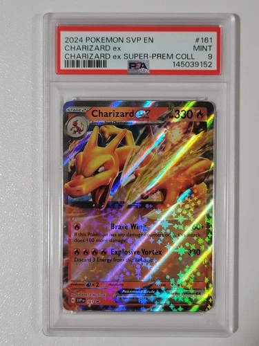 2024 POKEMON SVP EN-SV BLACK STAR PROMO #161 CHARIZARD EX PSA 9