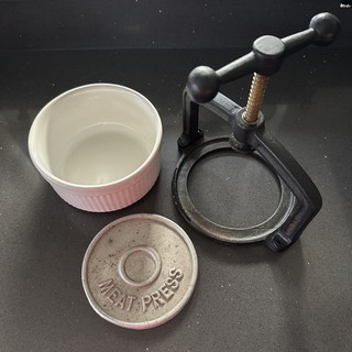 Vintage Cast Iron Meat Press