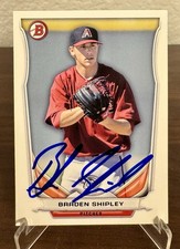 2014 Bowman Draft Top Prospects Braden Shipley #TP-17 Rookie In Person Autograph