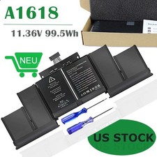 A1618 Battery MacBook Pro 15" A1398 Retina 2015Ver MJLT2LL/A MJLQ2LL/A EMC2910