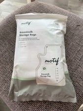 Motif Breast Milk Storage Bags 100ct, Leak-Proof, Freezer-Safe