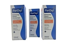 PanOxyl PM Balancing Repair Moisturizer, Niacinamide & Ceramides, for Acne- 3 pk