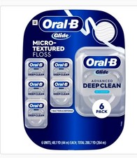 Oral-B Glide Advanced Multi-Protection Floss Clean Mint - Pack of 6