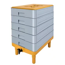 5-Tray 100L Worm Composter Bin for Vermicomposting Indoor & Outdoor Worm Farm Co