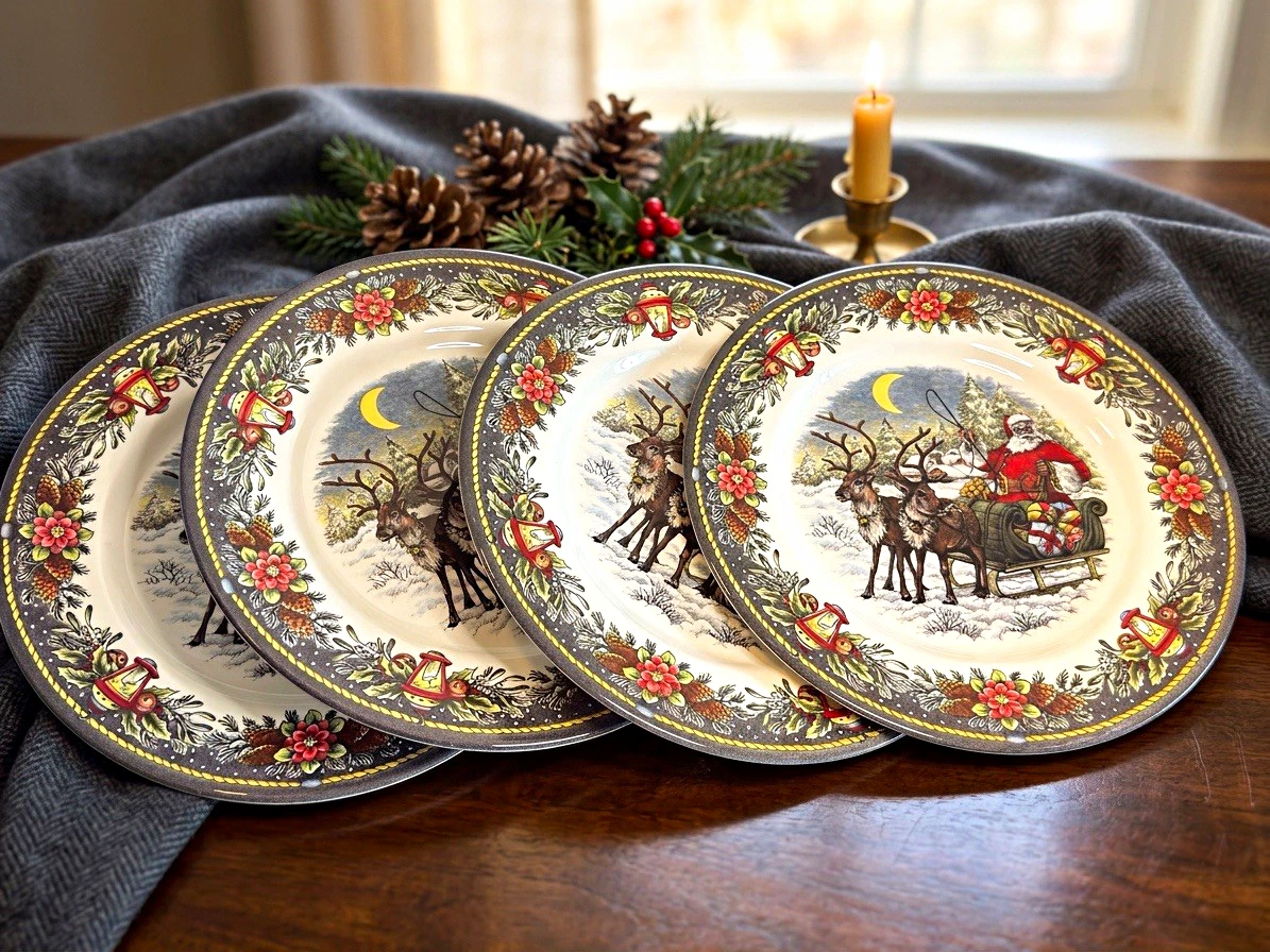 Royal Stafford Christmas In Dinnerware Plates for sale - eBay