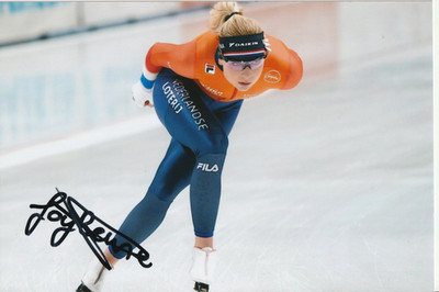 BEUNE Joy - NED - Speed Skating - Olympic 2nd OS Silver 2026 Photo Signed (2)