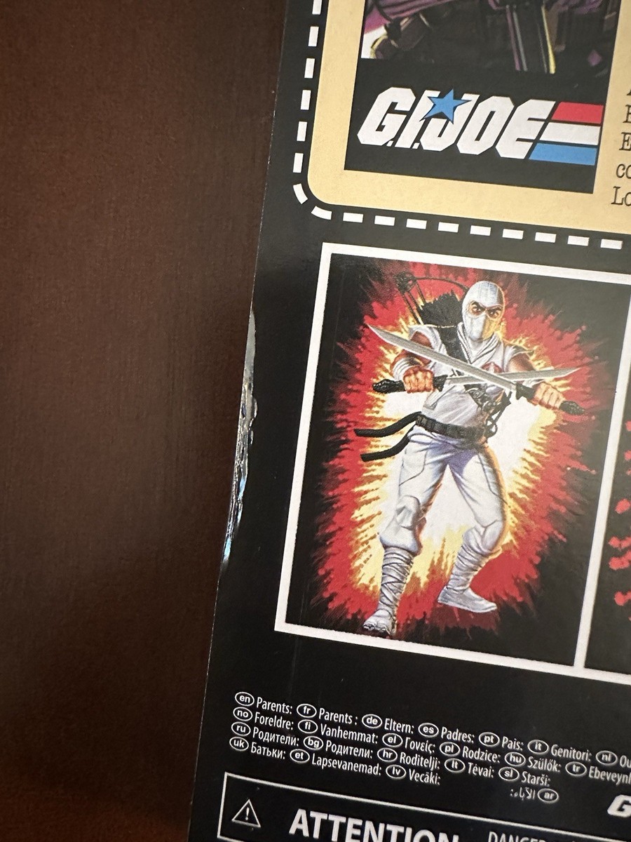 Hasbro G.I. Joe Retro Collection Snake Eyes 6 in Action