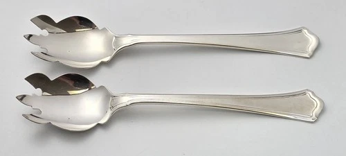 (2)  Wallace WASHINGTON Sterling Silver Ice Cream Forks (?)  - 5 3/8 - No Mono