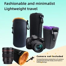Ultimate Protection Shockproof Ultra-Thin Fleece-Lined DSLR Lens Protective Case