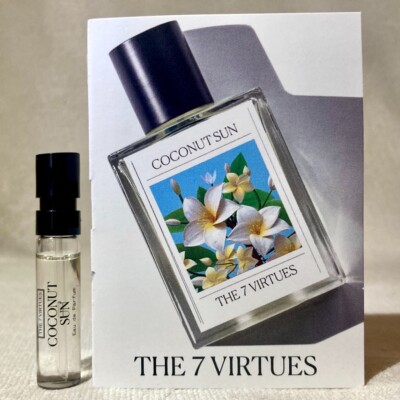 The 7 Virtues Coconut Sun Eau de Parfum EDP Sample Spray .06oz, 1.7ml