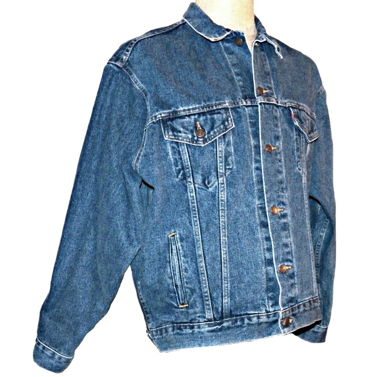 ジャケット・アウター Levi's denim jacket 3rd MADE IN USA 70s Vintage 1990s Levis Type III Trucker Jeans Blue Denim Jacket 70507