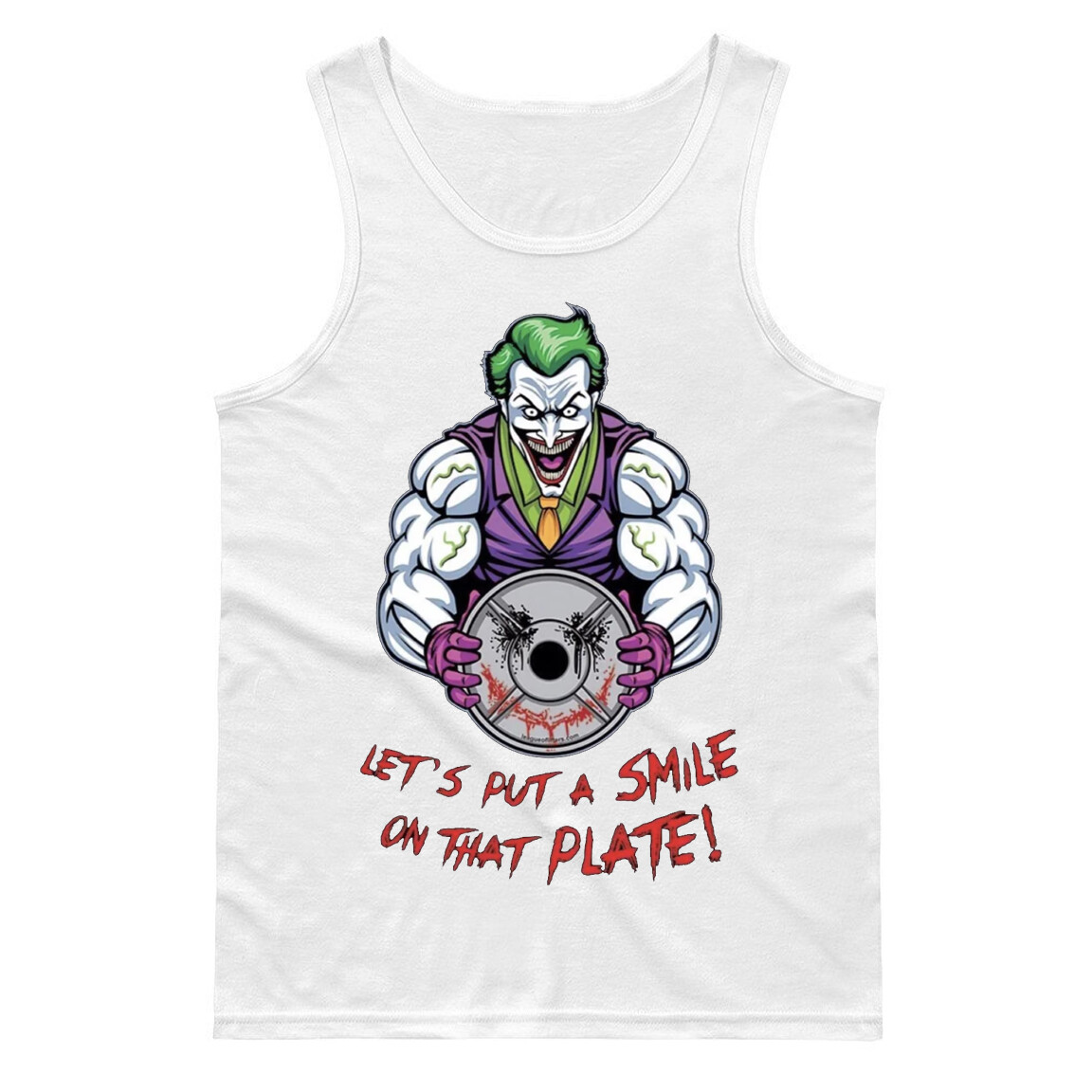 🔥 Muscle Joker put a smile Men's Tank top Funny workout gym