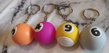 Pool Ball Keychains