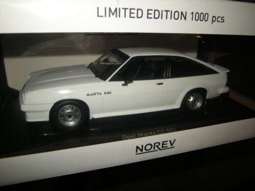 1:18 Norev Opel Manta CC GSi 1984 white/weiss in OVP Limited - Zdjęcie 1 z 1