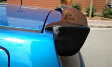 Ala spoiler bagagliaio posteriore stile fabbrica nera per Suzuki Alto 5 porte 2008-2015 