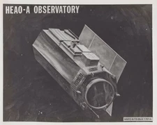 NASA 1973 HEAO-A Observatory illustration Kennedy Space Center Original Photo