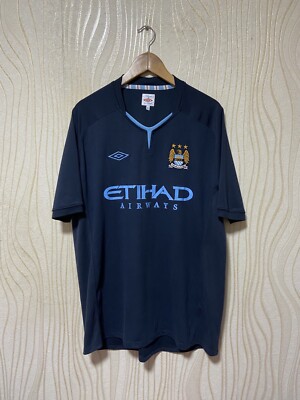 MANCHESTER CITY 2010 2011 AWAY FOOTBALL SHIRT SOCCER JERSEY UMBRO