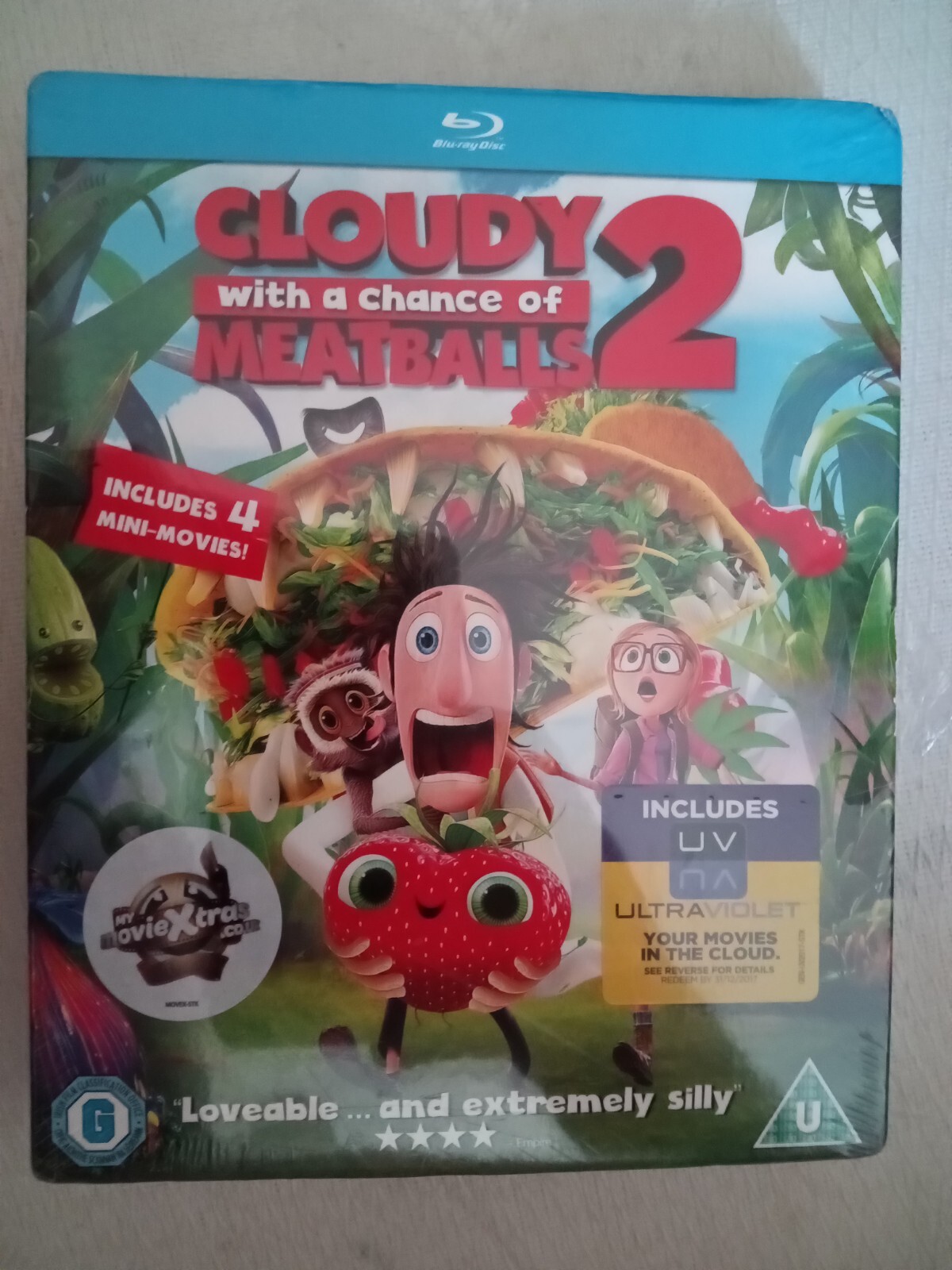 Cloudy with a Chance of Meatballs 2     Blu-ray      Brand new and sealed