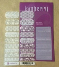 Jamberry Nail Wraps Full Sheet Leo Geo & Lace NEW