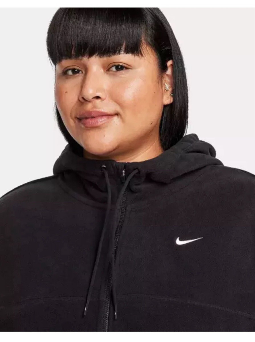 nike therma fleece plus full zip hoodie