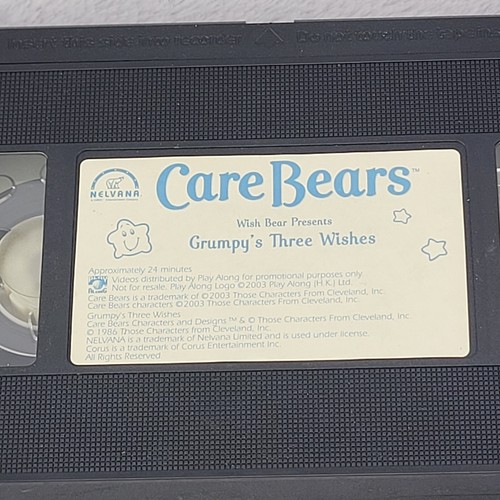 Care Bears Wish Bear Presents Grumpy’s Three Wishes VHS 2003 No Sleeve TESTED - Picture 4 of 6