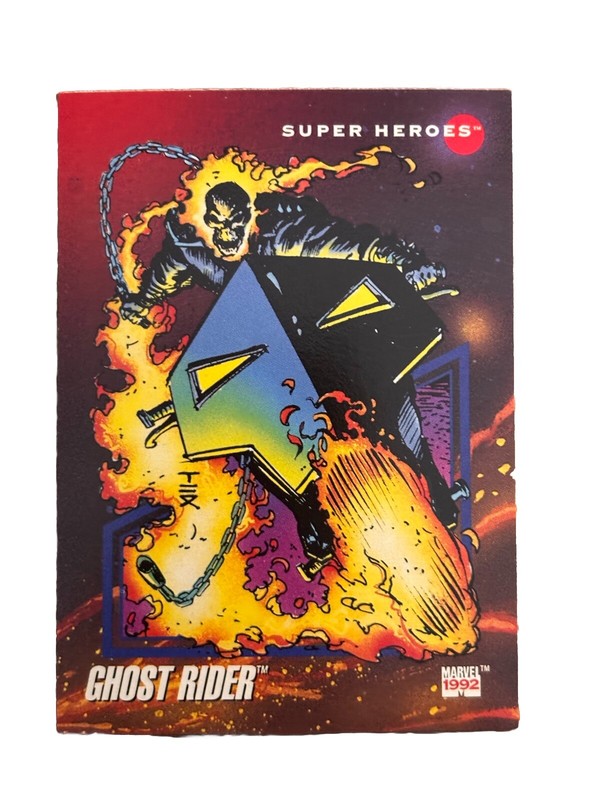 Excellent: Vintage 1992 Impel Marvel Universe Ghost Rider Trading Card