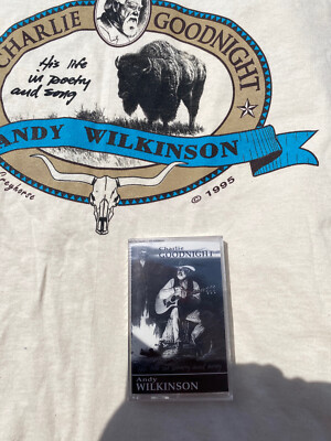 Andy Wilkinson Charlie Goodnight Cassette Sealed & Shirt XXL