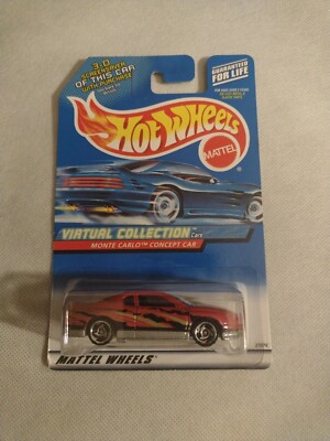 Hot Wheels 2000 VIRTUAL COLLECTION MONTE CARLO CONCEPT CAR #109 Pink 27076 China