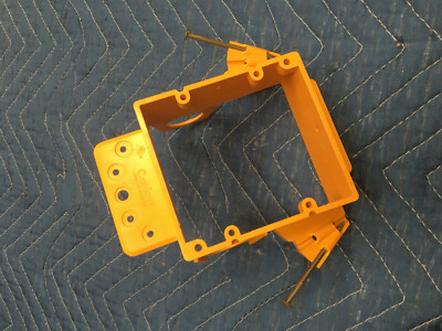 NEW - Carlon SC200A Plastic, Double Gang, Low Voltage Rough-In Box