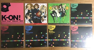K-ON 7inch Vinyl Donuts BOX Analog Record Set Limited Edition