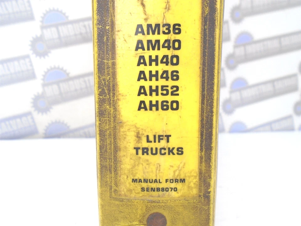 CAT Service Manual SENB8070 - AM36, AM40, AH40, AH46, AH52, AH60 Lift Trucks '79 - Image 3 of 4