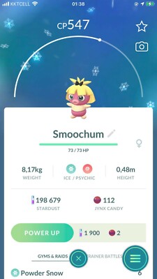 Pokemon Smoochum With Bow Trade (Not Shiny)