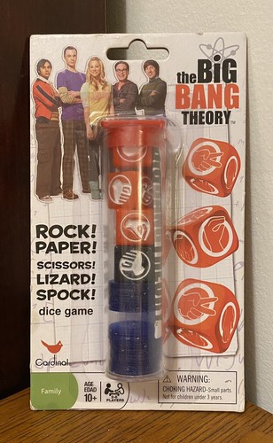 Warner Bros.The Big Bang Theory Rock! Paper! Scissors! Lizard! SpoCk! Dice Game