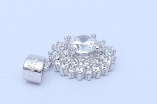 925 ESTERLINA PLATA ESTERLINA Genuina Collar Cadena Colgante Circonita cúbica Cajas de Regalo Corazón Copo de Nieve - Imagen 46 de 92