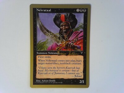 Gold Border Nekrataal World Championship Decks - Magic the