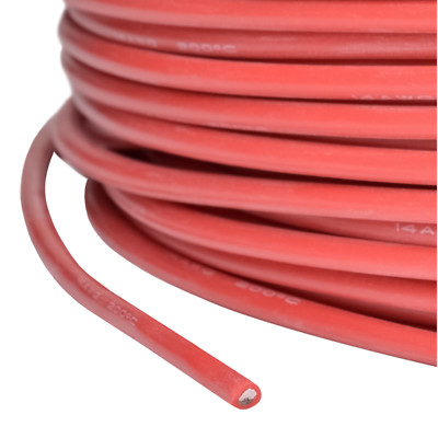 Silicone cable AWG 14 2.07 sq mm supersoft red partCore 110024