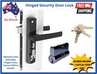 <!--F#f_0-->Security Screen Door Lock Hinged with Cylinder + 3 Keys<!--F/-->