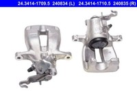 ATE 24341417095 Bremssattel Hinten Links Faustsattel Audi Seat Skoda VW