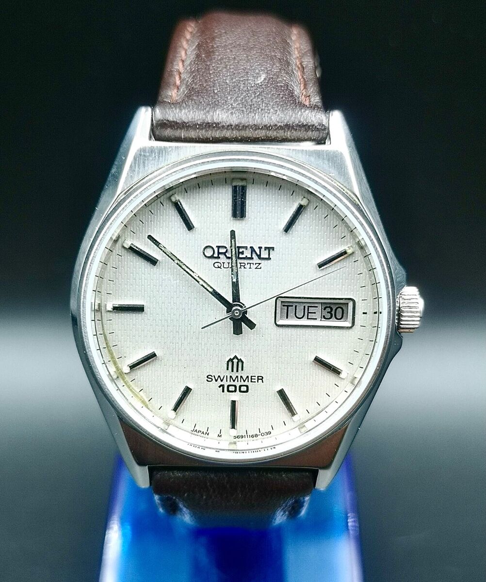 Vintage Orient Swimmer 100 men quartz watch. H569116-80CA | eBay Vintage Orient Swimmer 100 men quartz watch. H569116-80CA | eBay