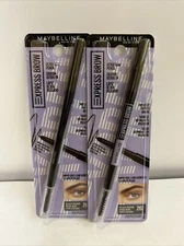 2 Pack Maybelline Brow Ultra Slim Eyebrow Definer Pencil, Black Brown 262, 0....