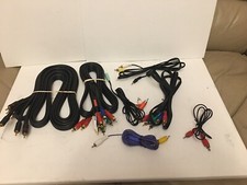 Lot of 7 Component Video Audio Cables