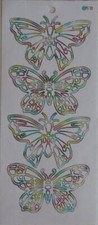 Outline Sticker - 4 X Large Butterfly - 1.3710 ml/wh