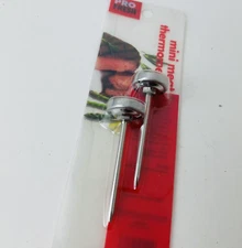 Pro Fresh Mini Meat Cooking Thermometers BBQ Oven Grill Stainless Steel 2 pieces